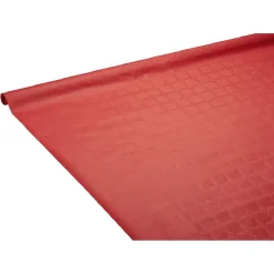 Nappe damassée rouge en papier 6 m-Gifi Outlet