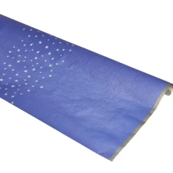 Nappe en papier bleu motifs étoiles 6m-Gifi Discount