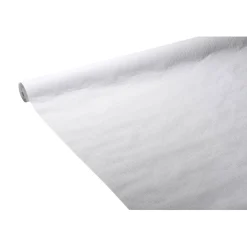 Nappe en papier gaufré uni blanc 25 m-Gifi Outlet