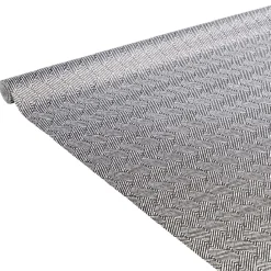 Nappe en papier motif géométrique blanc et noir 1,20x6m-Gifi Online