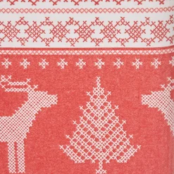 Nappe en papier rouge et blanc motifs Noël-Gifi Best