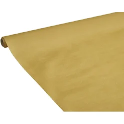 Nappe en papier voie sèche effet tissu doré 5 m-Gifi