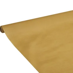 Nappe en papier voie sèche effet tissu doré 5 m-Gifi