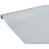 Nappe en papier voie sèche effet tissu argent 5 m-Gifi New
