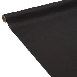 Nappe en papier voie sèche effet tissu noir 4 m-Gifi