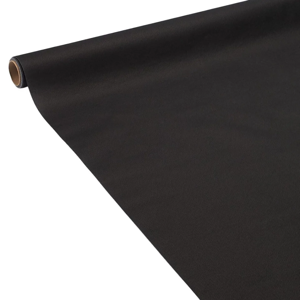 Nappe en papier voie sèche effet tissu noir 4 m-Gifi