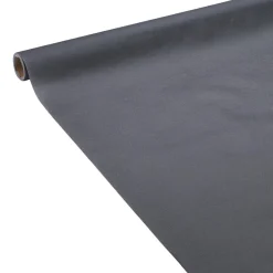 Nappe en papier voie sèche effet tissu gris foncé 4 m-Gifi Online