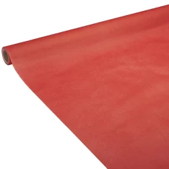 Nappe en papier voie sèche effet tissu rouge 4 m-Gifi Best