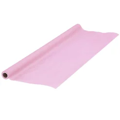Nappe en papier voie sèche effet tissu rose L 4 m-Gifi Online