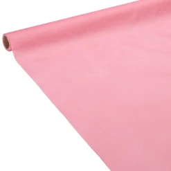 Nappe en papier voie sèche effet tissu rose L 4 m-Gifi Online