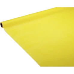 Nappe en papier voie sèche effet tissu jaune 4 m-Gifi Outlet