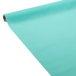 Nappe en papier voie sèche effet tissu vert d'eau 4 m-Gifi