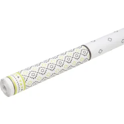 Nappe gauffrée blanche avec modifs géométriques-Gifi Best