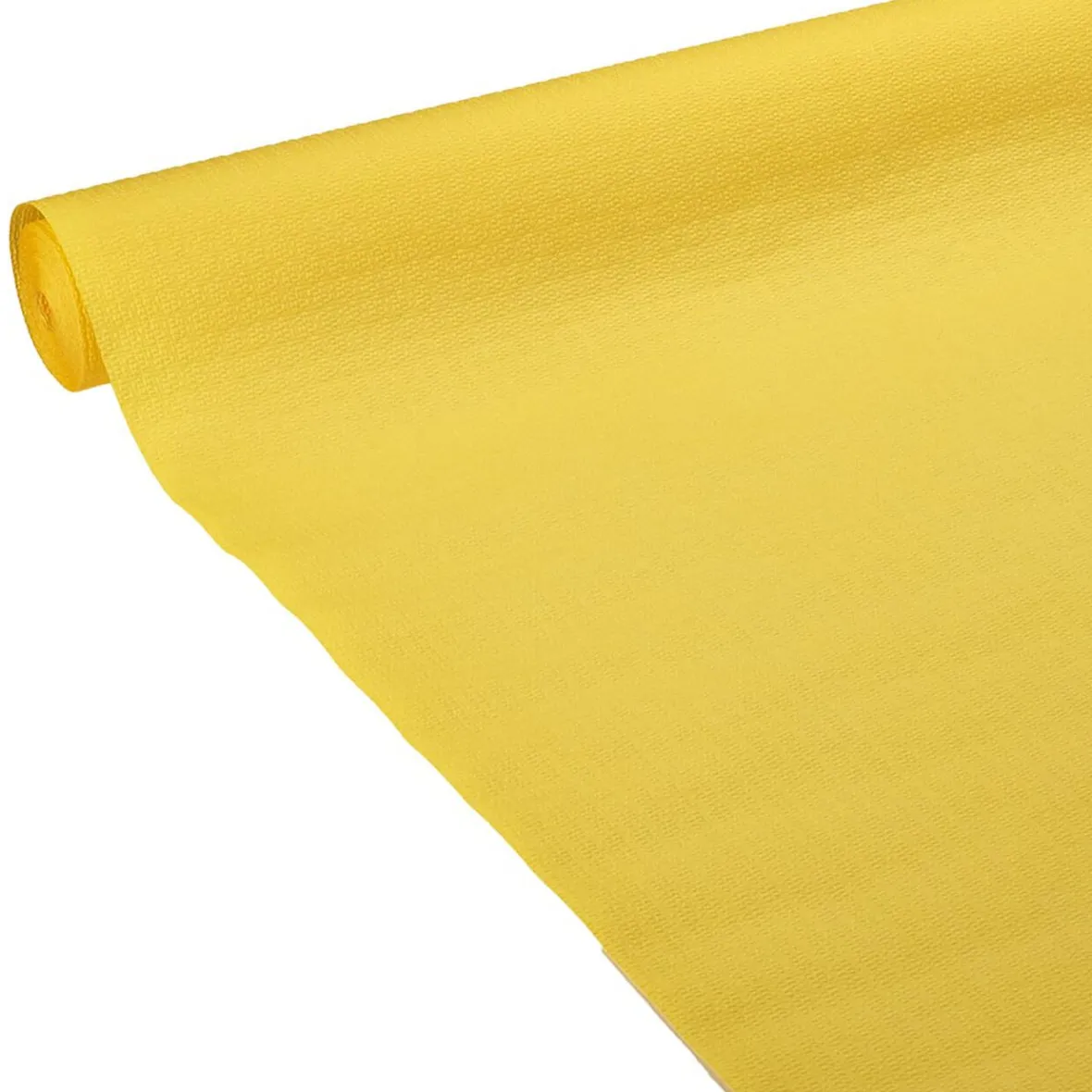 Nappe gauffrée jaune en papier 20m-Gifi Clearance