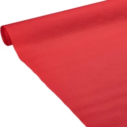 Nappe gauffrée rouge en papier 20 m-Gifi Discount