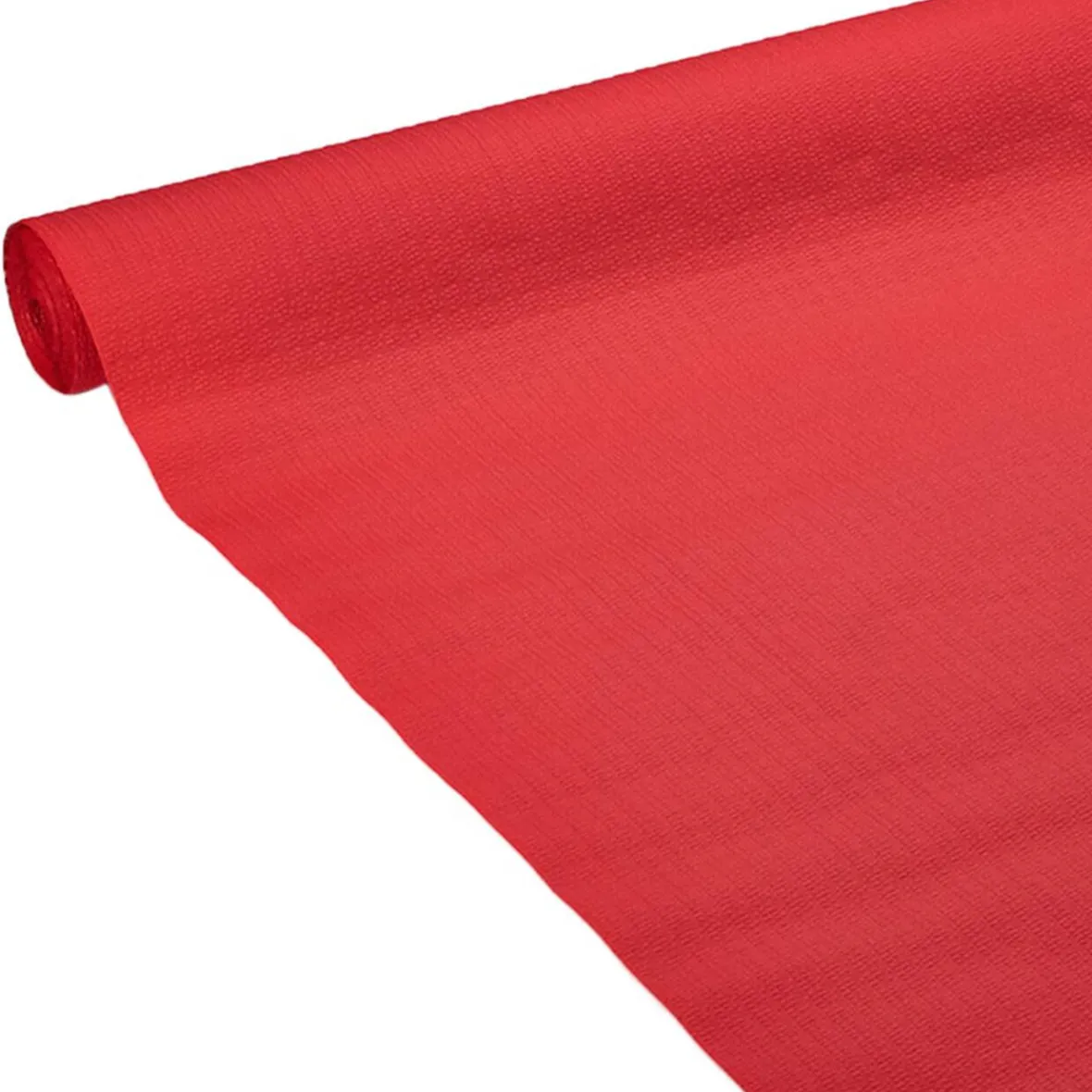 Nappe gauffrée rouge en papier 20 m-Gifi Discount