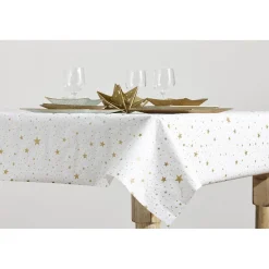 Nappe papier damassée nuit d'étoiles-Gifi Discount