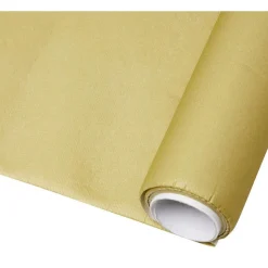 Nappe rectangulaire jetable Airlaid doré 120x400 cm-Gifi Best