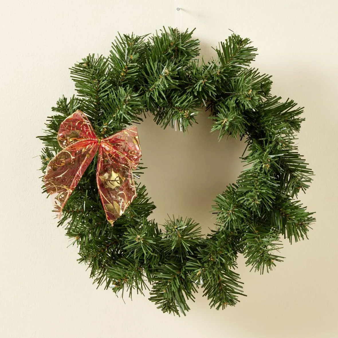 Noeud à suspendre en tissu rouge x6-Gifi Online