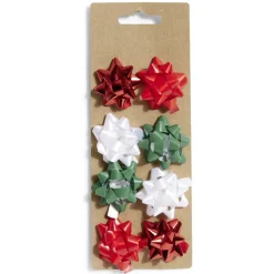 Noeud bolduc rouge blanc vert x8-Gifi Sale