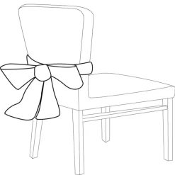 Noeud de chaise blanc x2-Gifi New