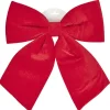 Noeud de Noël XL velours rouge H40 cm-Gifi New