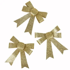 Noeud doré à suspendre x3-Gifi Online