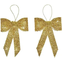 Noeud lumineux doré 10 LED-Gifi Hot