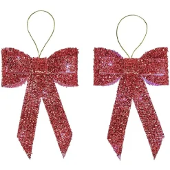 Noeud lumineux rouge 10 LED-Gifi