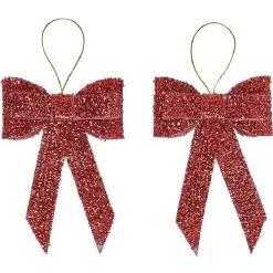 Noeud lumineux rouge 10 LED-Gifi