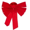 Noeud Noël rouge velours-Gifi Hot