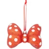 Noeud papillon Disney Minnie rouge et blanc à suspendre 11xH8,5cm-Gifi