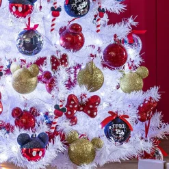 Noeud papillon Disney Minnie rouge et blanc à suspendre 11xH8,5cm-Gifi