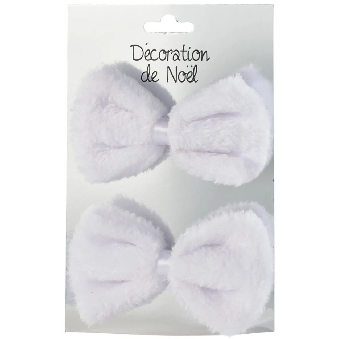 Noeud papillon fantaisie pour sapin de Noël x2-Gifi