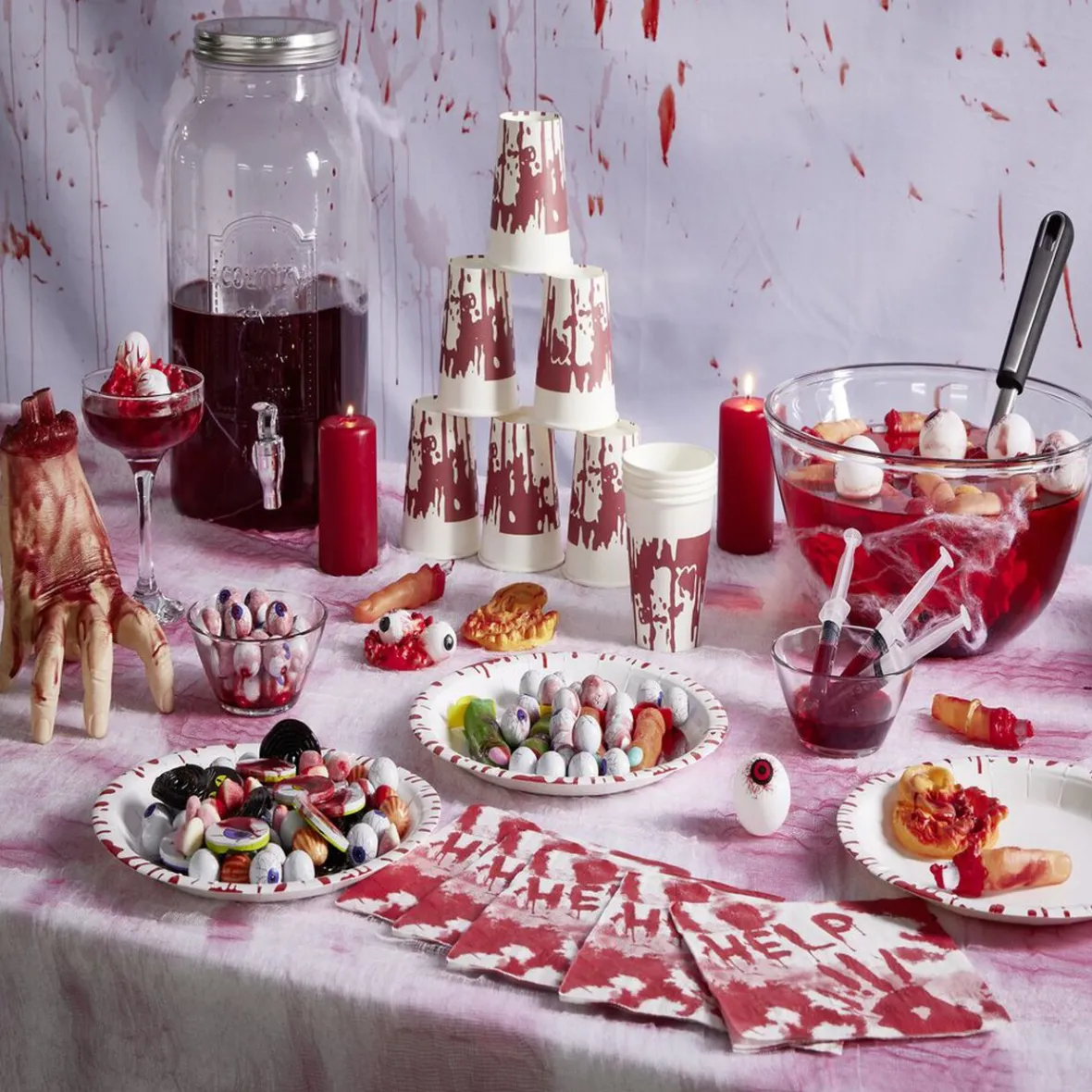 Oreille/yeux/doigt décoration Halloween-Gifi Discount