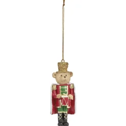 Ours en soldat de Noël à suspendre-Gifi Clearance