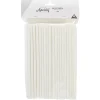 Paille en papier blanche x100-Gifi Discount