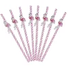 Paille en papier flamant rose x 16-Gifi Hot