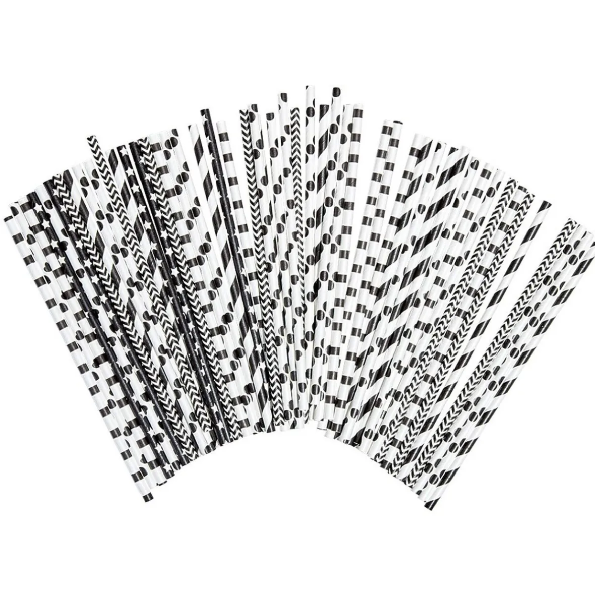 Paille en papier x50-Gifi New