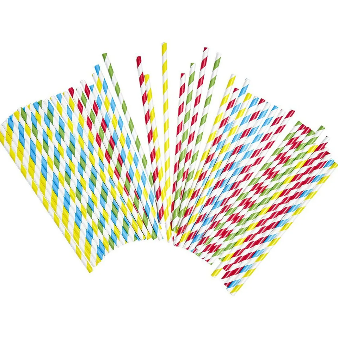 Paille en papier x50-Gifi New