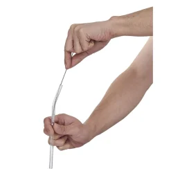 Paille en verre x4 et goupillon-Gifi