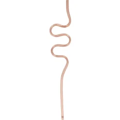 Paille forme tordue plastique réutilisable - Ø0,5x4xH24cm-Gifi Online