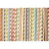 Paille papier multicolore x200-Gifi Clearance