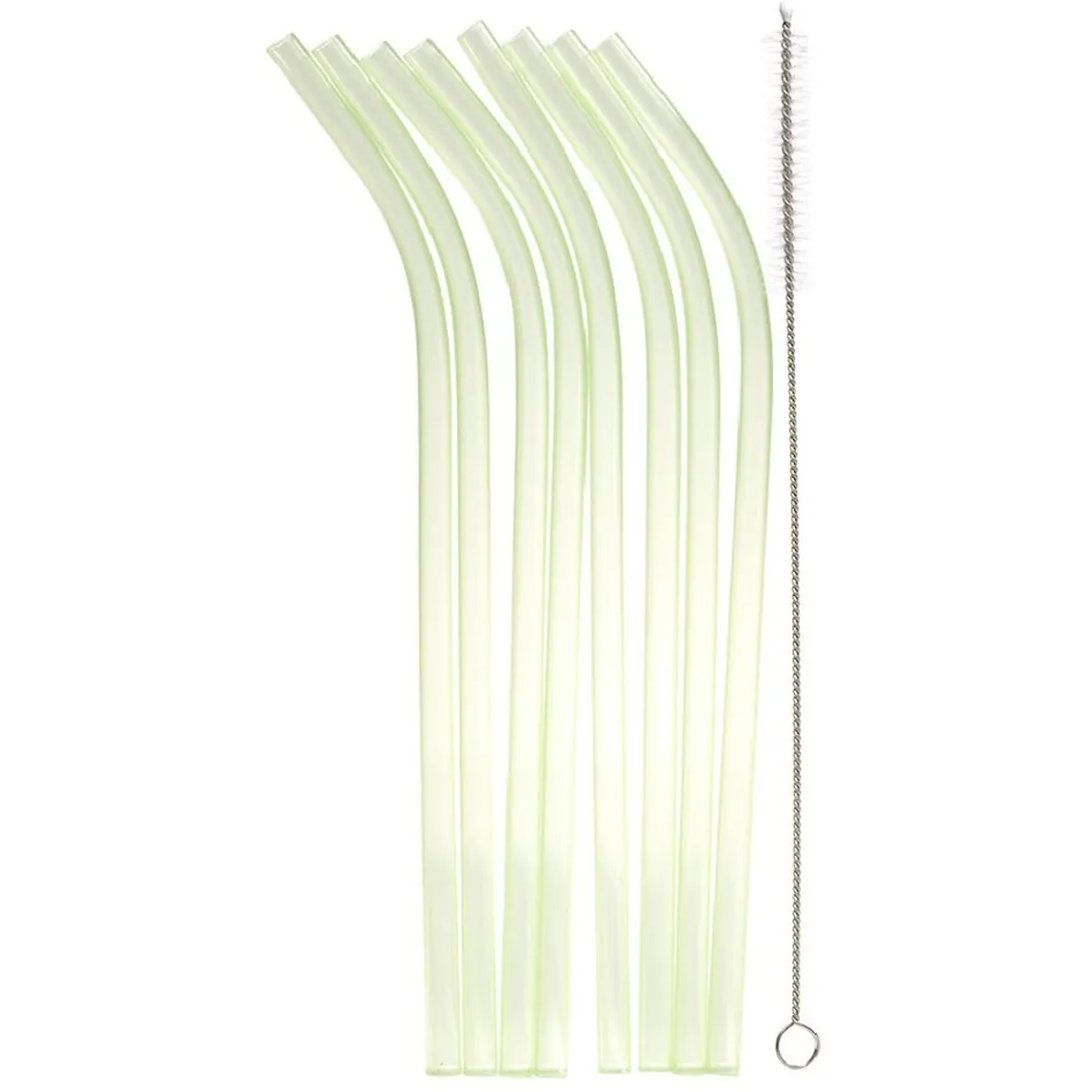 Paille réutilisable en plastique multicolore x8-Gifi Clearance