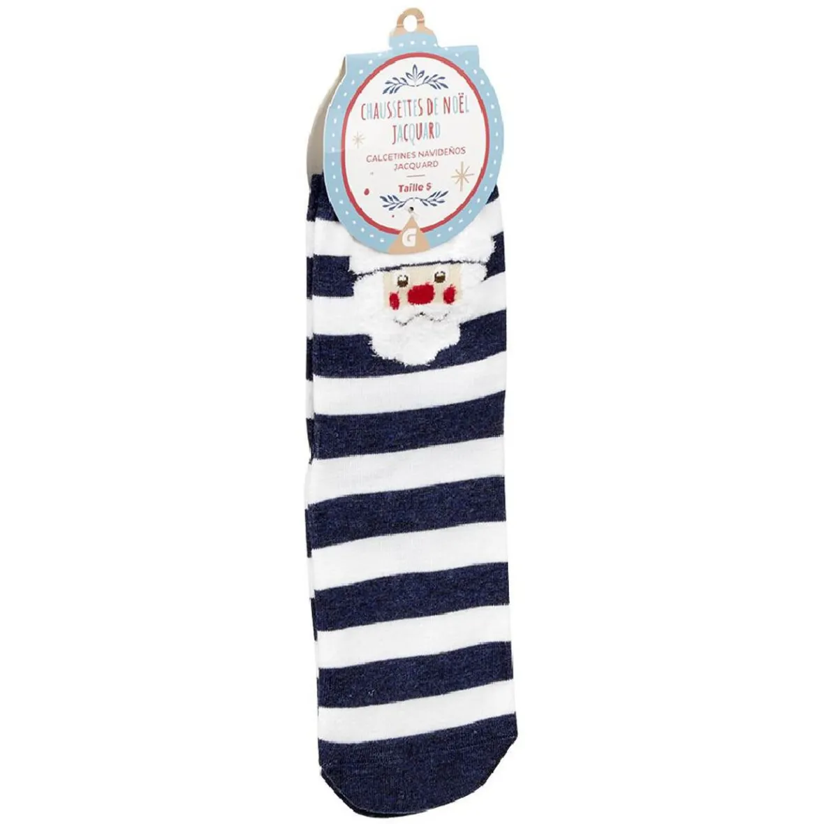 Paire de chaussettes de Noël jacquard Taille S-Gifi Online