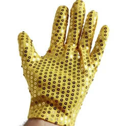 Paire de gants taille unique doré-Gifi