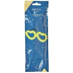 Paire de lunettes lumineuse en forme de coeur-Gifi Outlet