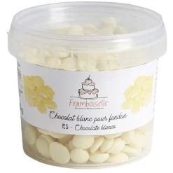 Palets de chocolat blanc en pot 200gr-Gifi Clearance