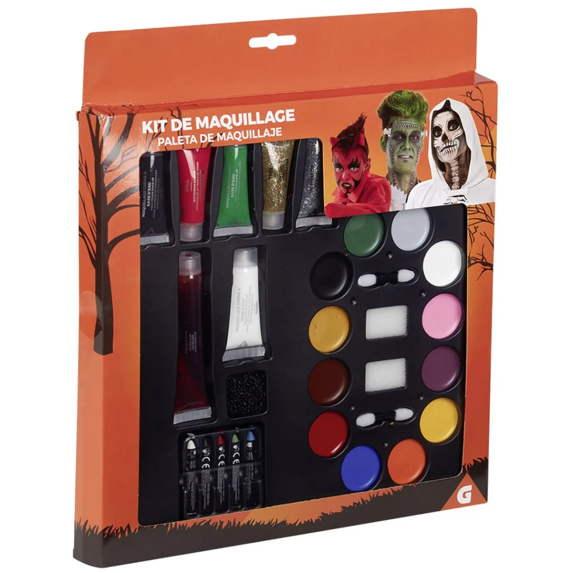 Palette de maquillage XL Halloween-Gifi Outlet