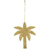 Palmier à suspendre pailleté doré déco Noël-Gifi Clearance
